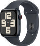 Apple Watch SE GPS + Cellular 44mm Cassa in alluminio da mezzanotte con banda sportiva da mezzanotte - M/L