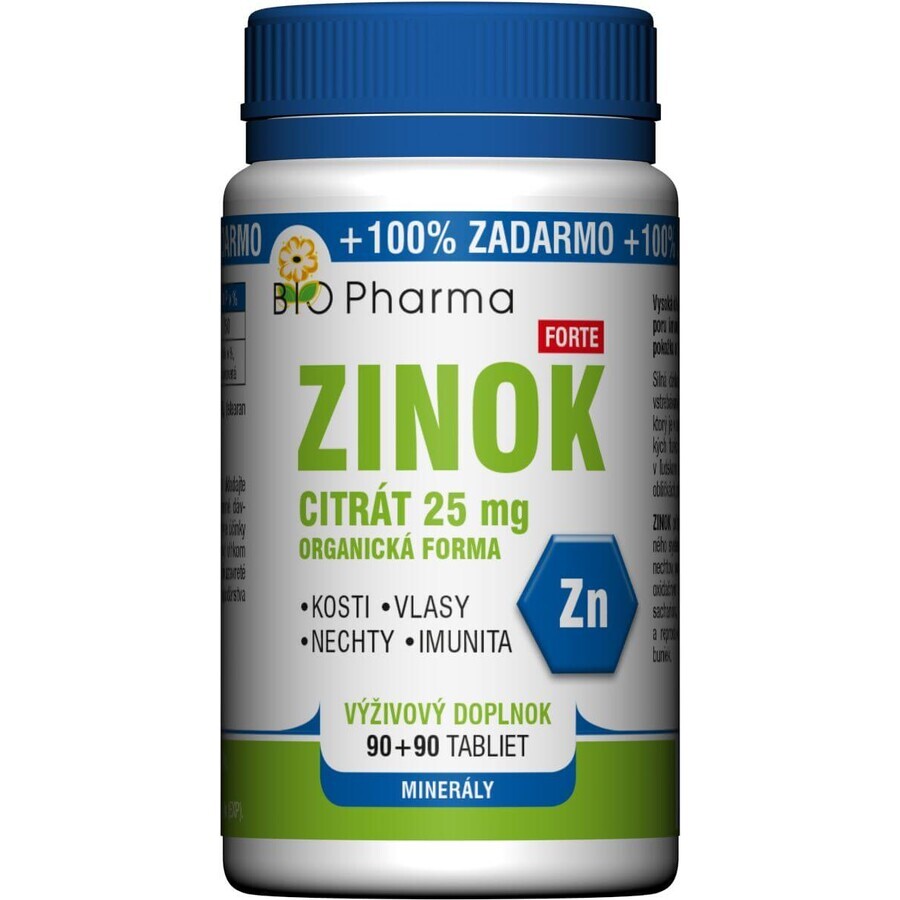 Bio Pharma Zinco Forte 25 mg 180 compresse