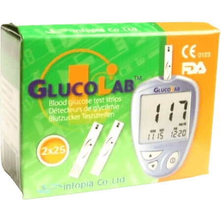 GlucoLab Strisce reattive per glucometro 50 pz.