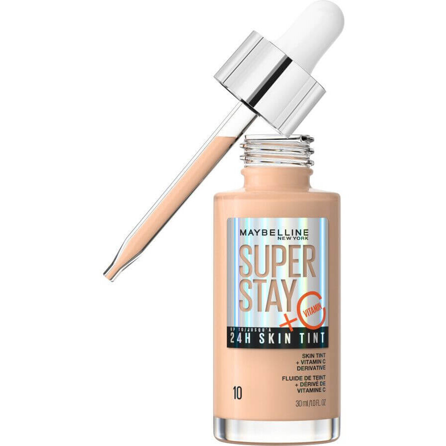 Maybelline New York Super Stay Glow Tint 10 Siero colorato per il trucco, 30 ml