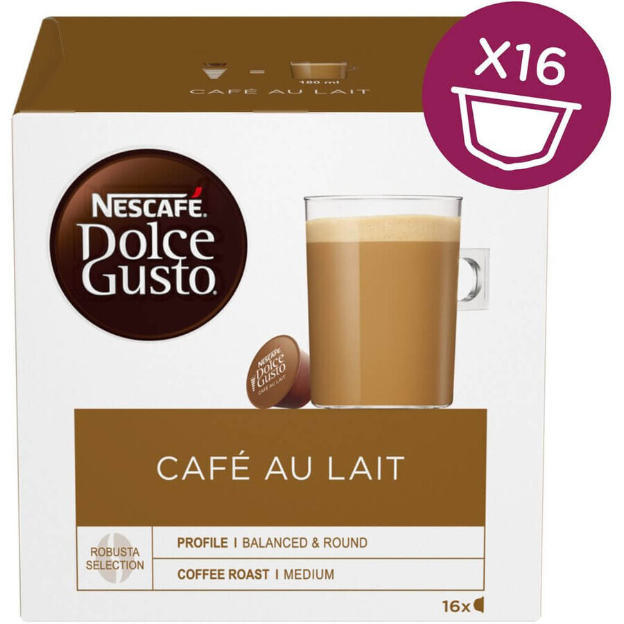 Nescafé Capsule Dolce Gusto CafeAuLait 16 capsule