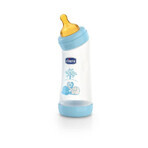 Chicco Biberon Benessere Angolato Polipropilene E Caucciù Boy 250ml +0Mesi