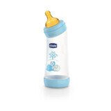 Chicco Biberon Benessere Angolato Polipropilene E Caucciù Boy 250ml +0Mesi