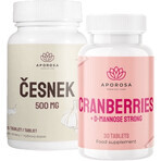 Aporosa Cranberry + D-mannosio 30 compresse + Aporosa Aglio 500 mg 90 compresse