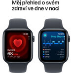 Apple Watch SE GPS 40 mm Caja de aluminio Midnight con correa deportiva Midnight - M/L