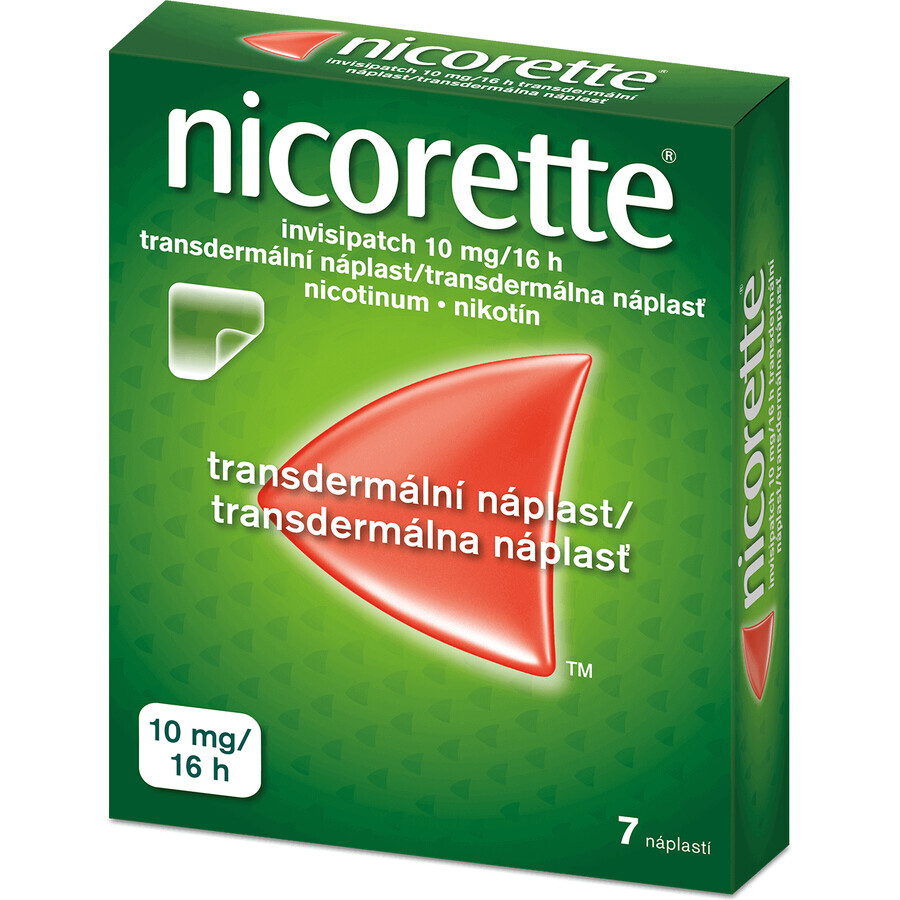 Nicorette Invisipatch 10 mg/16 h cerotto transdermico 7 pz.