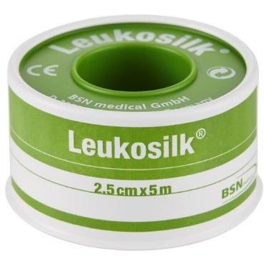 Bobina Leukosilk 2,5 cm x 5 m