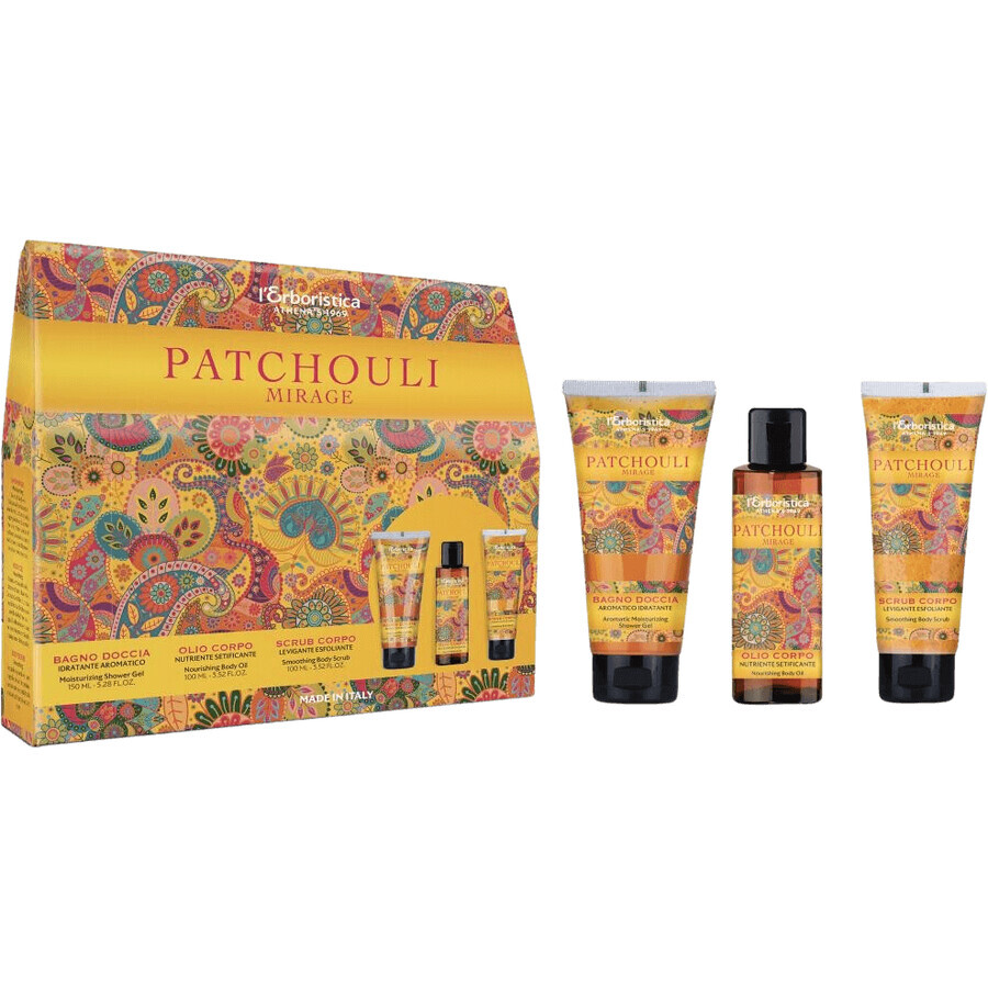 Erboristica Patchouli Mirage set cosmetico corpo 3 pezzi