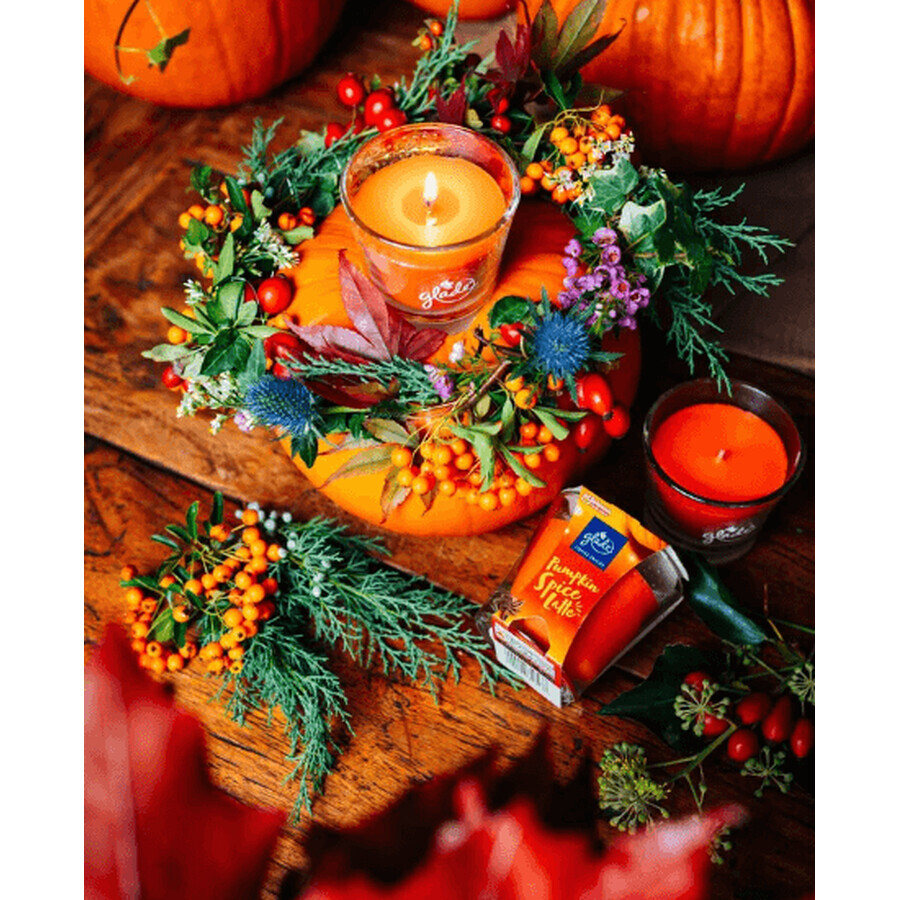 Glade Pumpkin Spice Latte, candela profumata 112 g