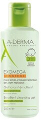 A-Derma Exomega Exomega control emolliente 2 in 1 gel lavante emolliente, gel lavante emolliente, bambini 200 ml