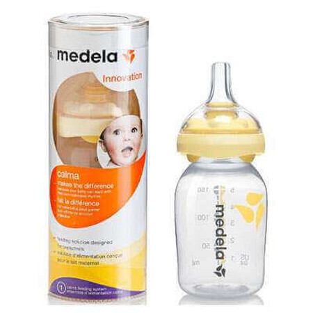 Bottiglia in PP con tettarella Calma, 150 ml, Medela