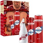 Old Spice Ironman voor mannen: set met deodorantverstuiver, douchegel en Whitewater aftershave met een frisse Whitewatersmaak