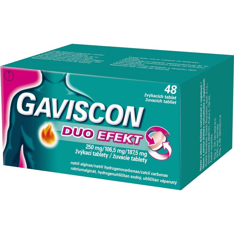 Gaviscon Duo Effect compresse masticabili 48 pezzi