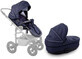 Petite&amp;Mars Go/Terrain Navy Melange Vassoio + seggiolino per passeggino