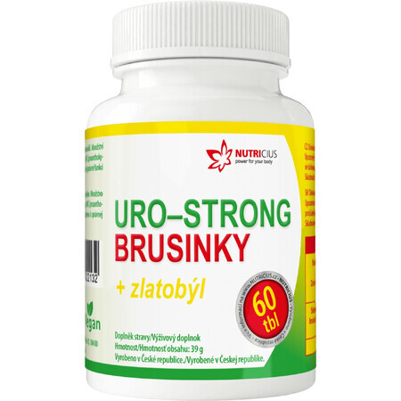 Nutricius Uro-strong mirtillo rosso + goldenrod 60 compresse