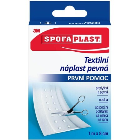 Spofaplast Spofaplast Plasture textil rigid 8 cm x 1 m