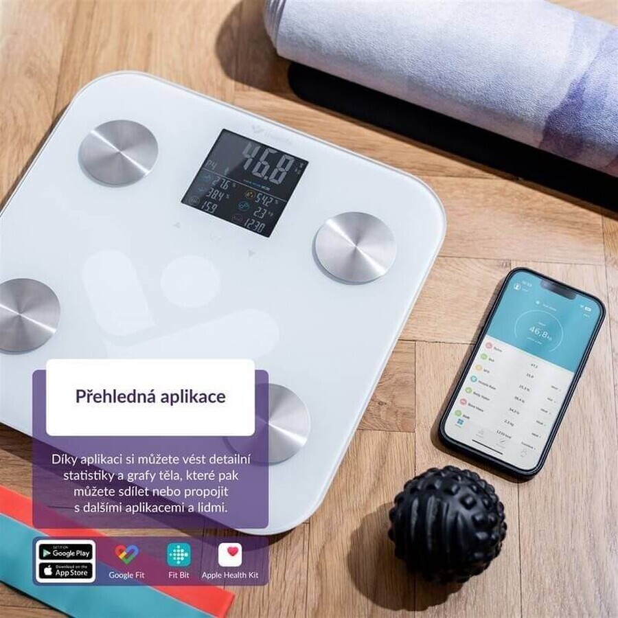 Bilancia pesapersone TrueLife FitScale W6 BT Bluetooth