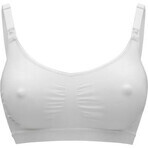 Reggiseno per maternità e allattamento Medela Keep Cool, bianco M