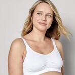 Reggiseno per maternità e allattamento Medela Keep Cool, bianco M