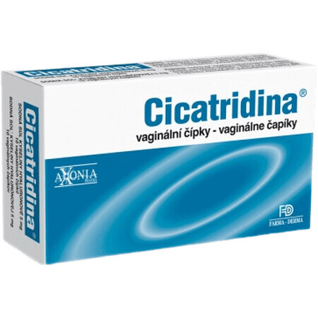 Cicatridina supposte vaginali, 10 x 2 g