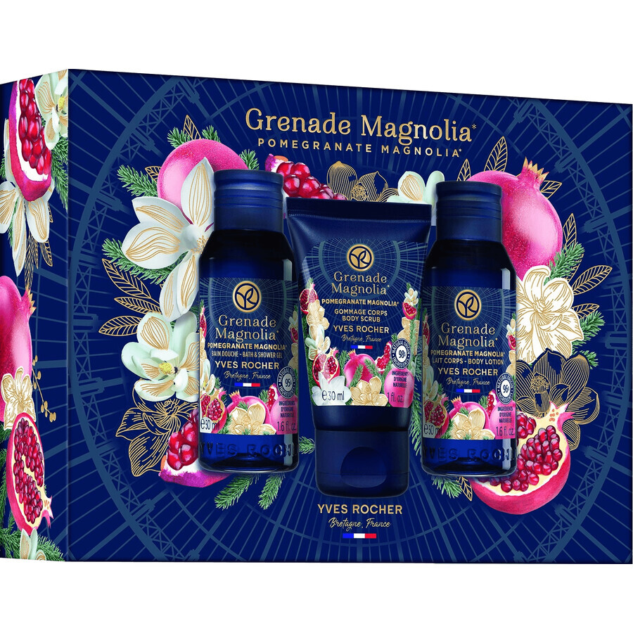 Yves Rocher Set regalo melograno e magnolia 3 pezzi