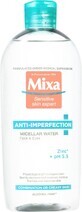 Acqua micellare Mixa Anti-Imperfection per pelli sensibili da miste a grasse, 400 ml