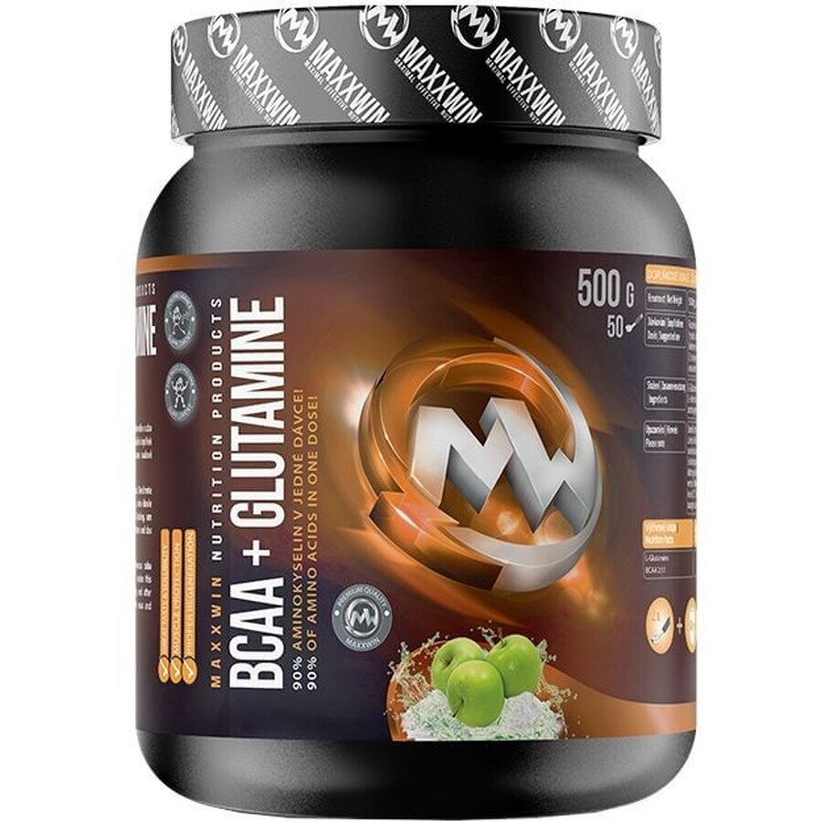 Maxxwin BCAA + Glutammina Mela Verde 500 g