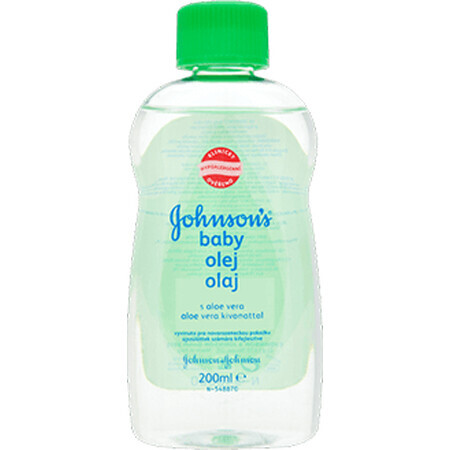 Johnson's Baby JOHNSON'S Olio per bambini con aloe vera 200 ml