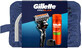 Set da viaggio Gillette ProGlide + gel da barba Fusion 200 ml + supporto