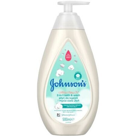 Johnson's Baby Cottontouch 2-in-1 Bagno e Gel Lavante 500ml