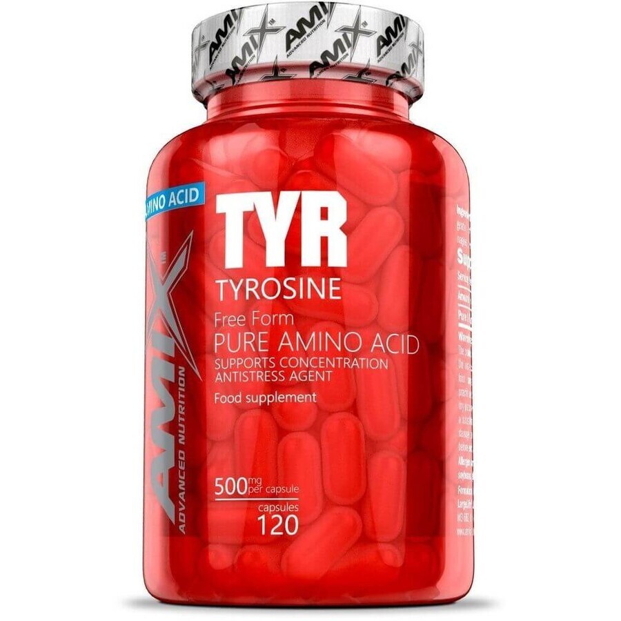 Amix Tyrosine 500 mg 125 capsules