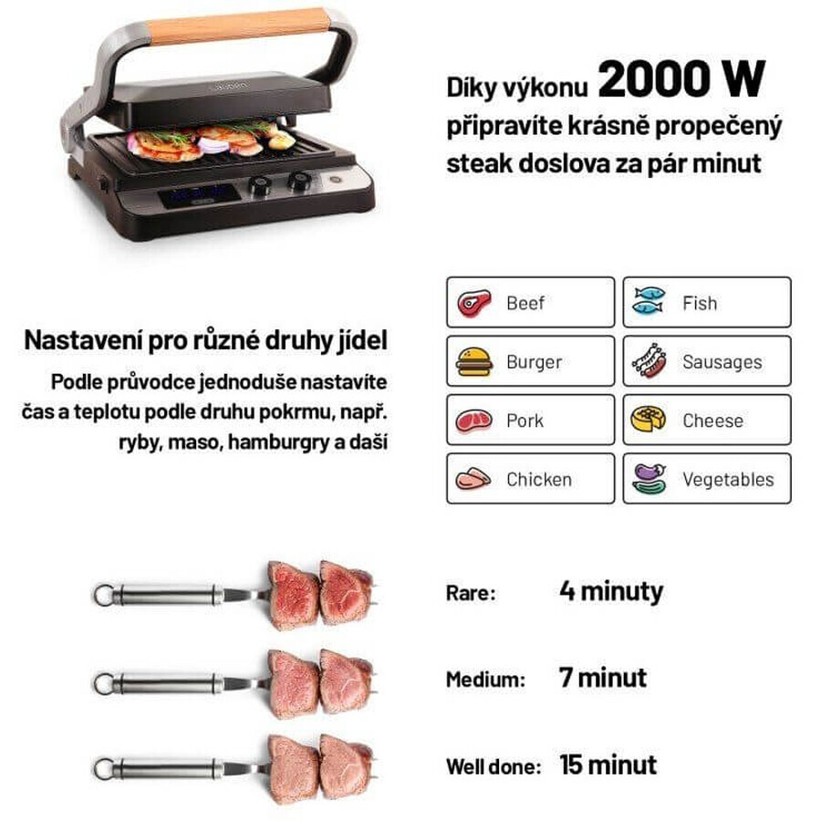 Grill a contatto Lauben 2000SB Grill a contatto