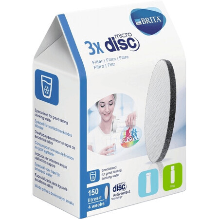 Brita Micro Disk Filtro di ricambio 3 pezzi