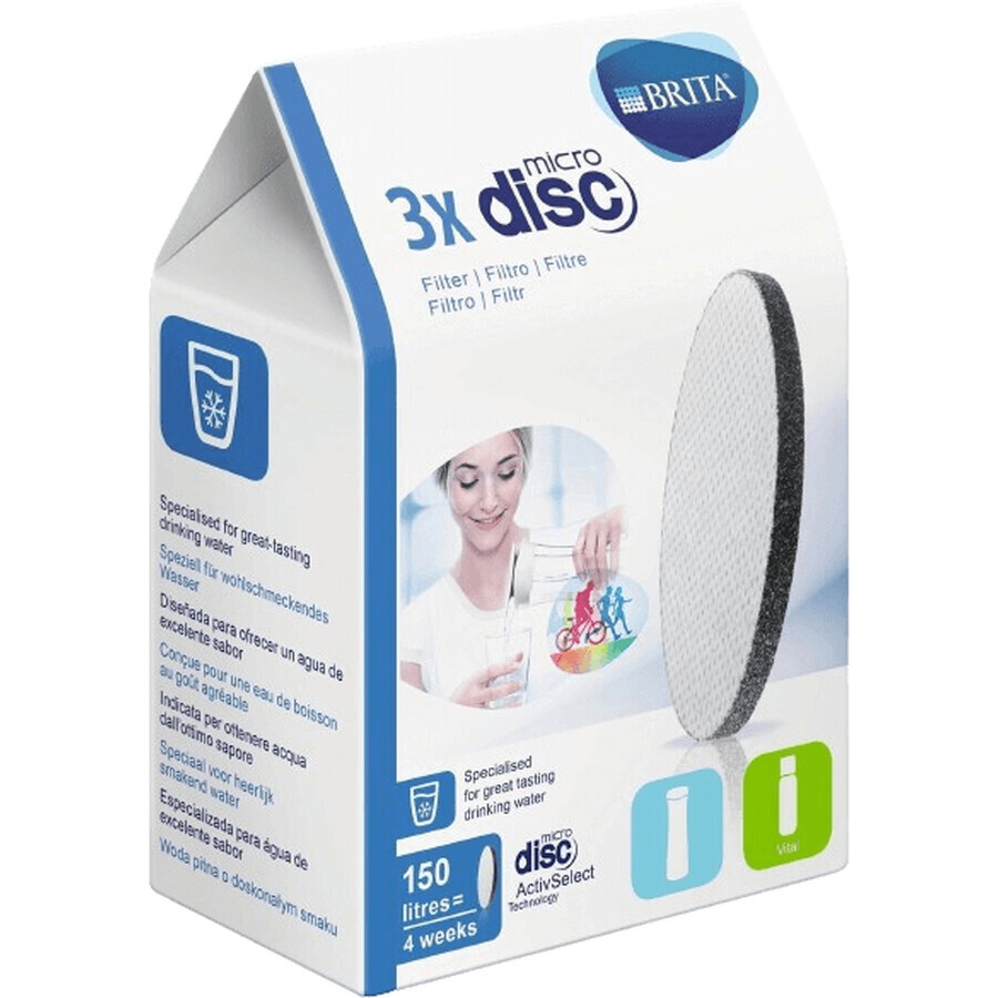 Brita Micro Disk Filtro di ricambio 3 pezzi