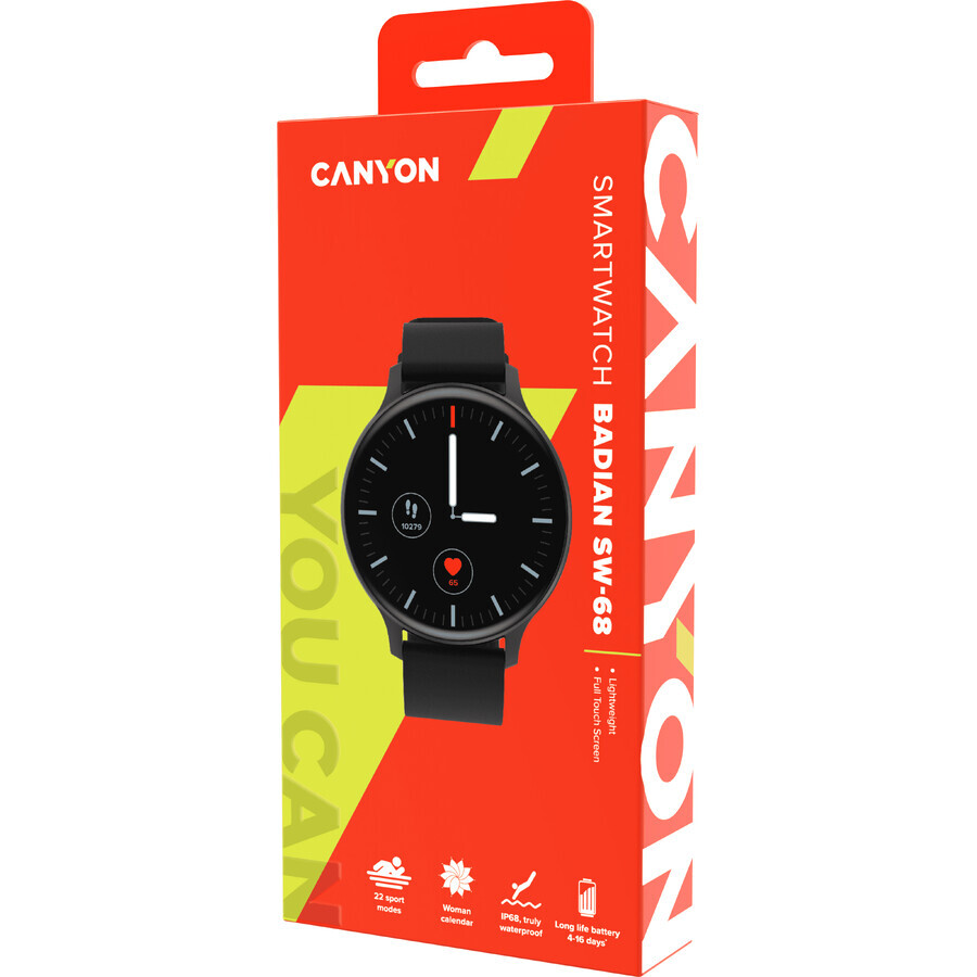 Canyon Badian Smartwatch Badian SW-68 nero