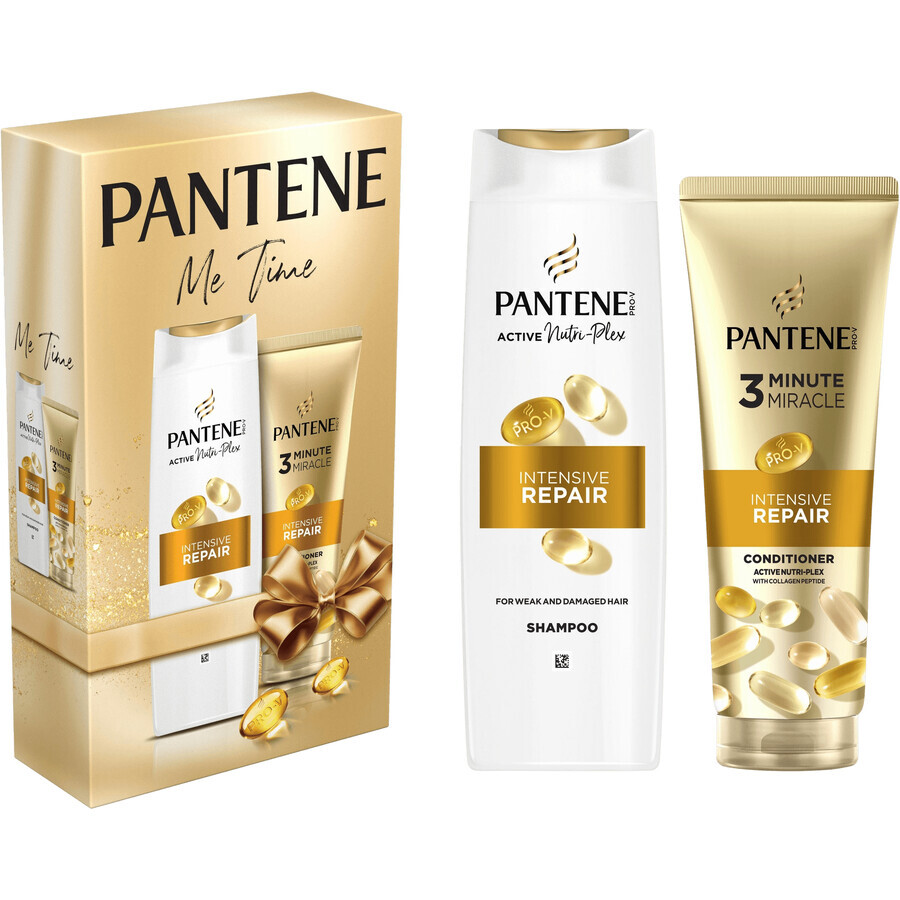 Pantene Pantene Set Riparazione Intensiva: 400 ml di shampoo + 220 ml di balsamo