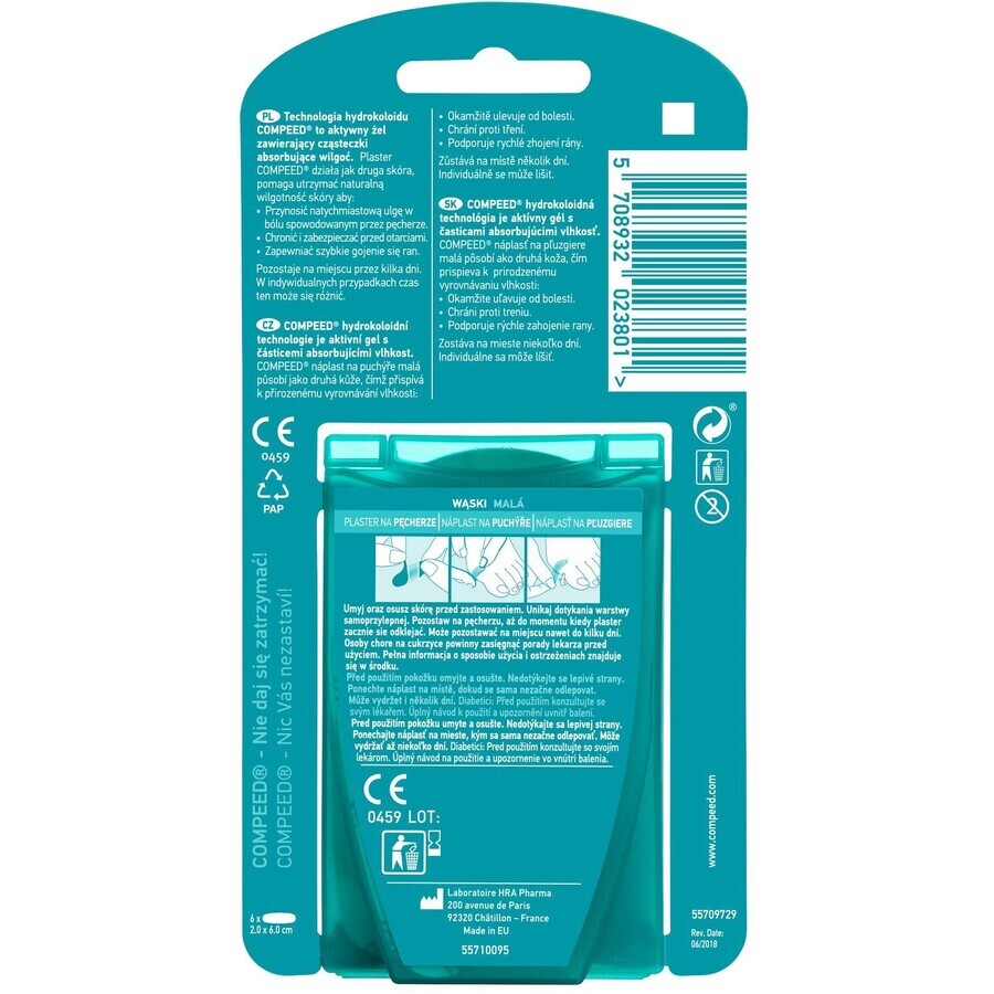 Compeed Plasture piccolo blister 6 pz.