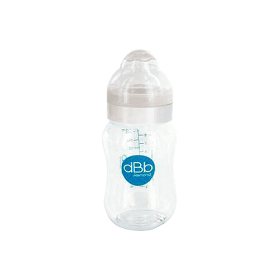 Bottiglia in Tritan bianco trasparente, 250 ml, 0-4 mesi, 129605, dBb Remond