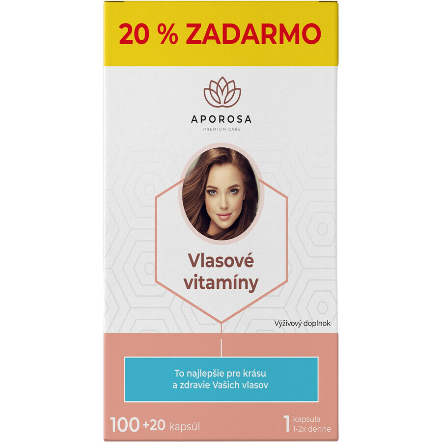 Aporosa Premium Hair Vitamins 120 capsule