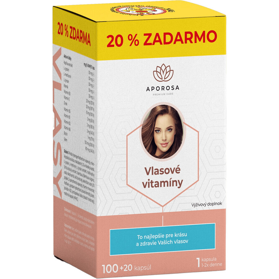 Aporosa Premium Hair Vitamins 120 capsule