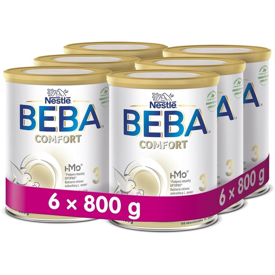 Nestlé Beba Beba comfort 3 HM-O 6 x 800 g