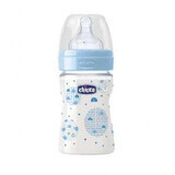 Chicco Well-Being Biberon Silicone Azzurro 0m+ 150ml