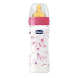 Biberon Chicco Pp T Fisiologico Regolare Flusso Rosa 250ml 2m Rosa