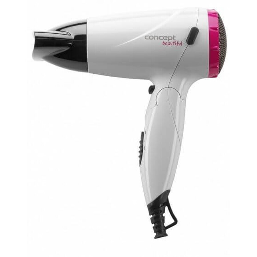 Concept Asciugacapelli VV5740 Beautiful 1500W bianco + rosa