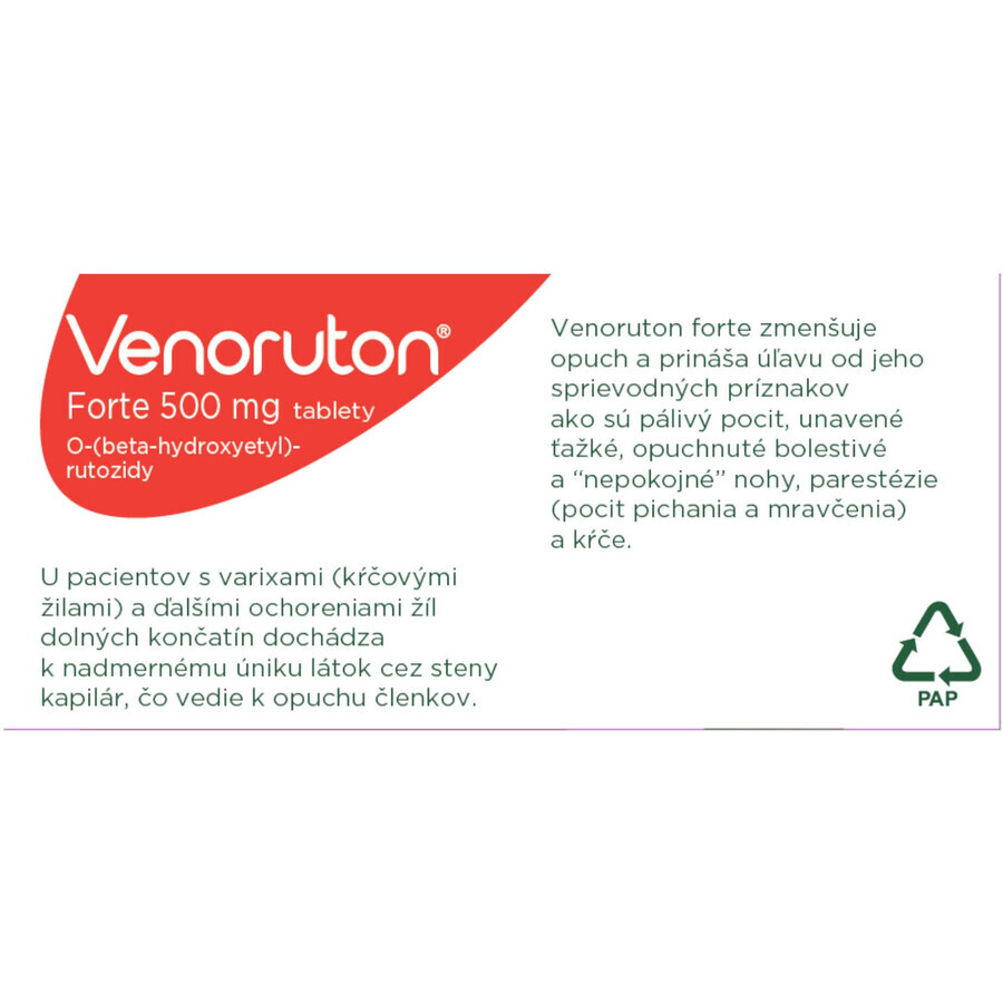 Venoruton Forte 500mg 60 compresse