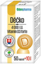 EdenPharma D&#233;čko 4000 UI, vitamina D3 forte 60 capsule