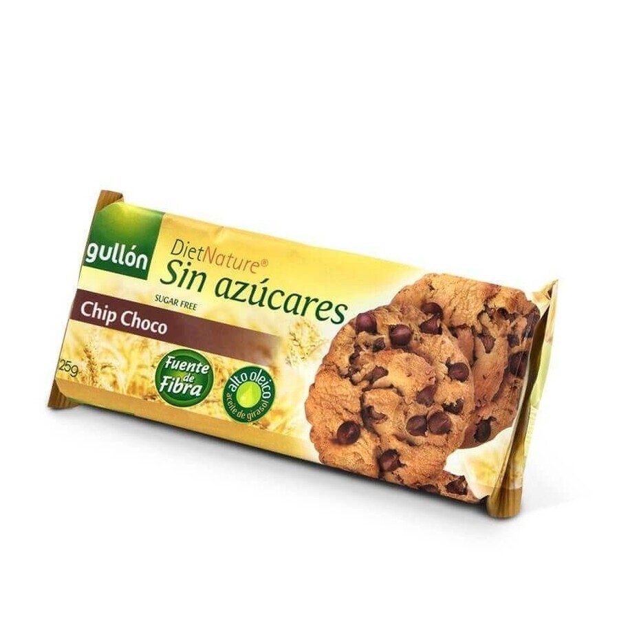 Biscotti Chip Choco senza zucchero, 125g, Gullon