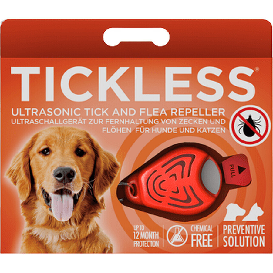 TICKLESS® Pet Repellente a ultrasuoni per zecche e pulci per cani