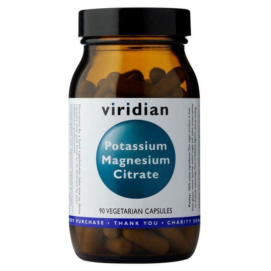 Viridian Potassio Magnesio Citrato di Potassio 90 capsule