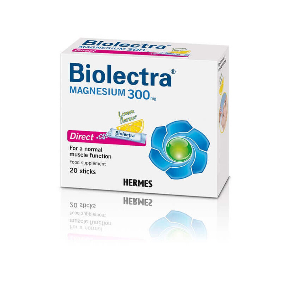 Biolectra Magnesium Lemon 300 mg, 20 bustine, Hermes Arzneimittel recensioni